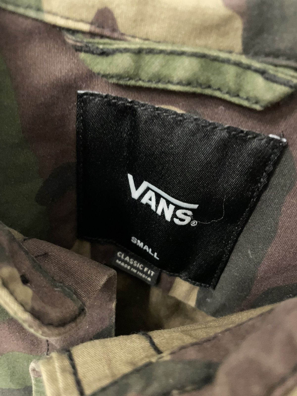 Vans Vans camo button up shirt Size US S / EU 44-46 / 1 - 2 Thumbnail