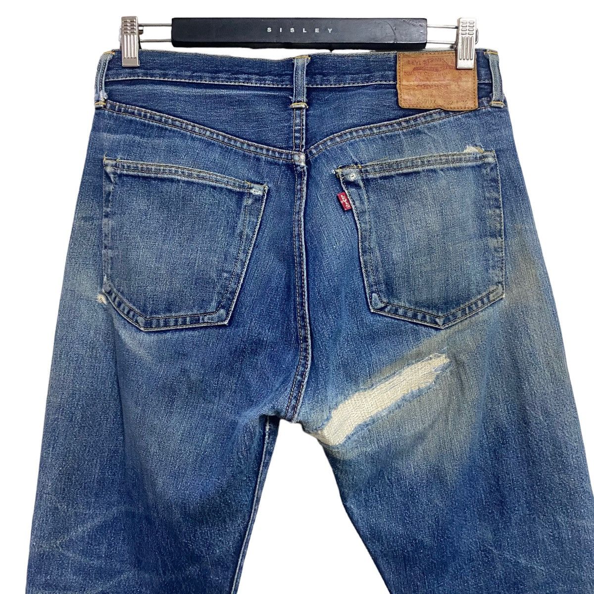Levi's Vintage Levis S501XX Big E Redline Jeans Distressed Size US 31 - 11 Thumbnail
