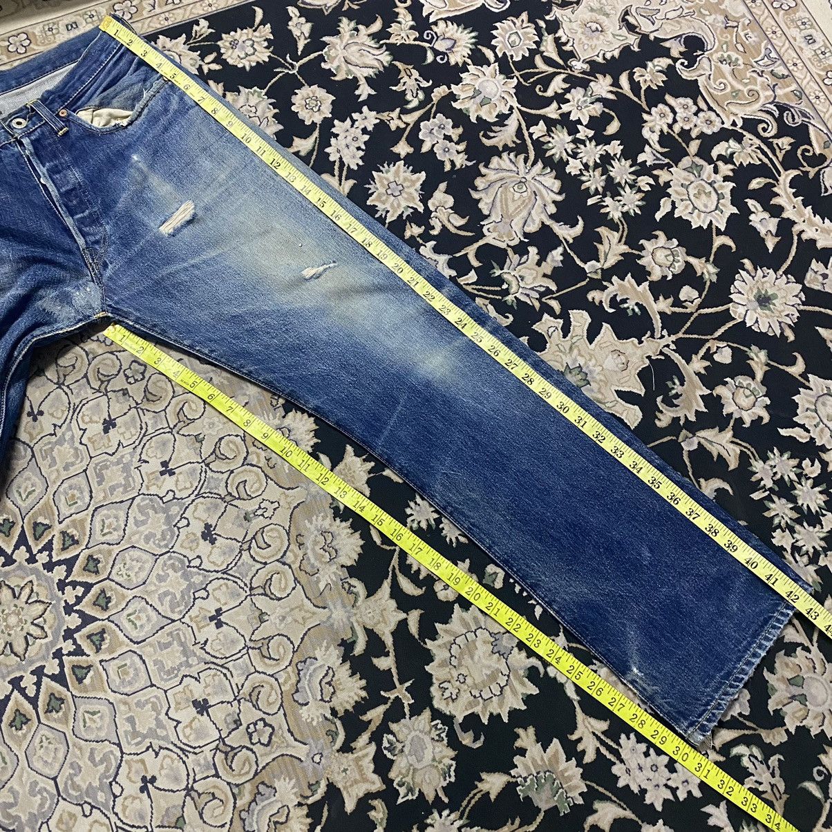 Levi's Vintage Levis S501XX Big E Redline Jeans Distressed Size US 31 - 24 Thumbnail