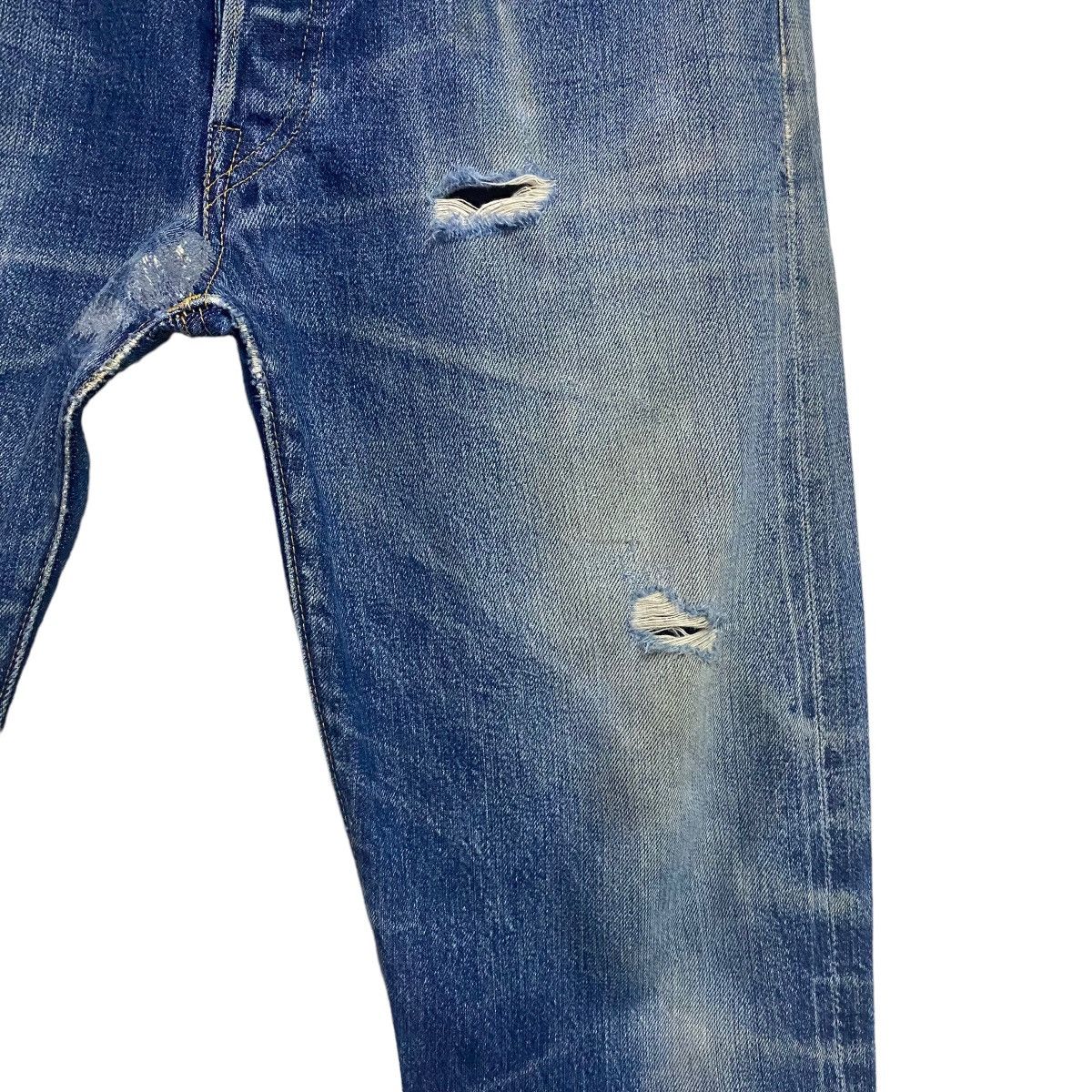 Levi's Vintage Levis S501XX Big E Redline Jeans Distressed Size US 31 - 7 Thumbnail