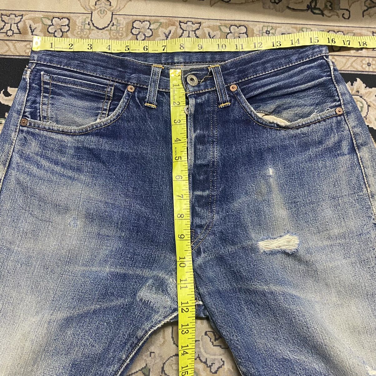 Levi's Vintage Levis S501XX Big E Redline Jeans Distressed Size US 31 - 23 Thumbnail