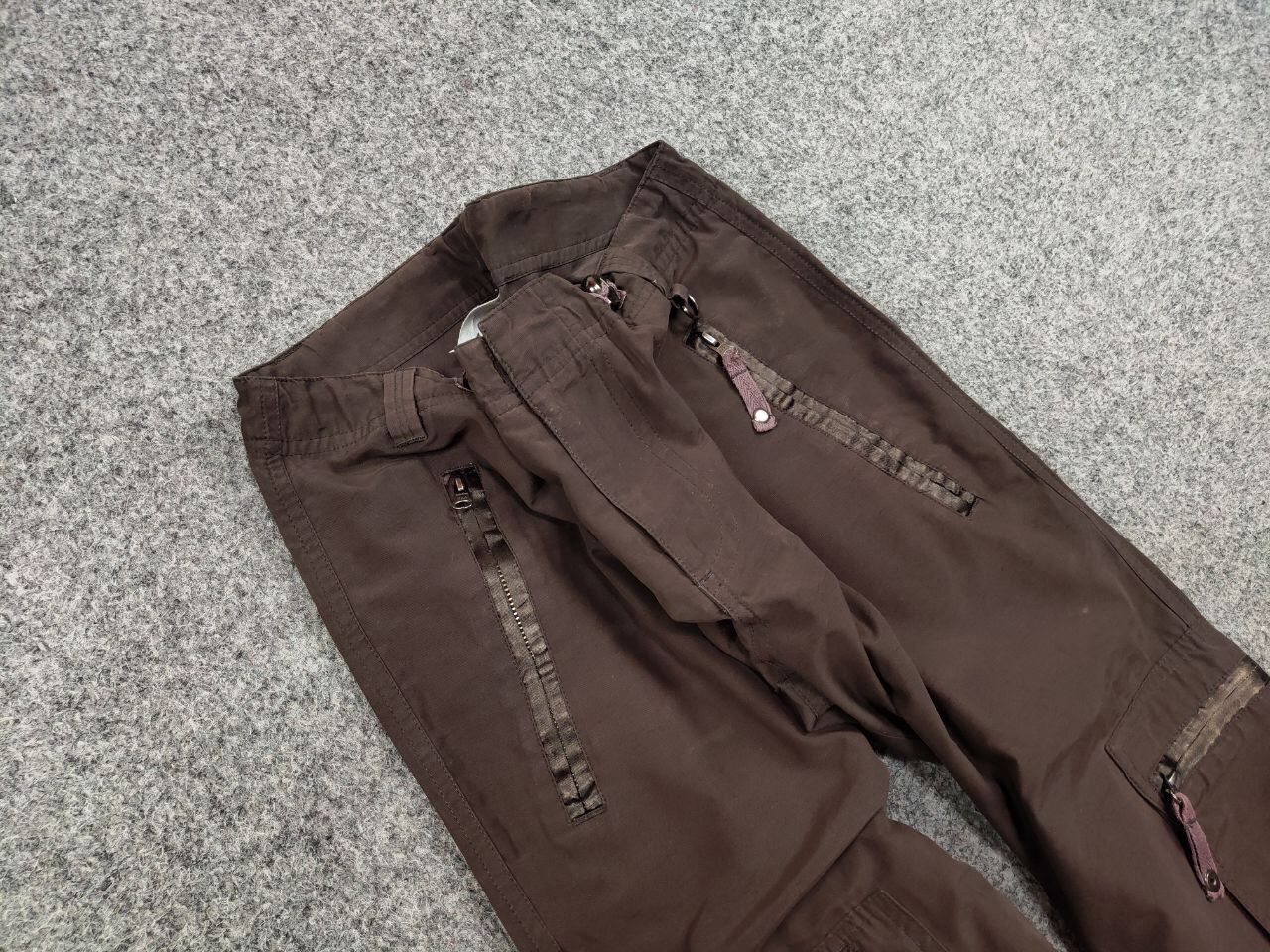 Japanese Brand Vintage 90's Japanese Baggy Multi Pocket Cargo pants Womens Size 30" / US 8 / IT 44 - 9 Thumbnail