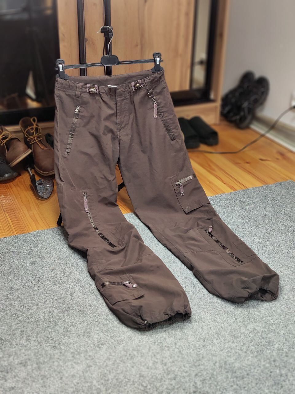 Japanese Brand Vintage 90's Japanese Baggy Multi Pocket Cargo pants Womens Size 30" / US 8 / IT 44 - 18 Thumbnail