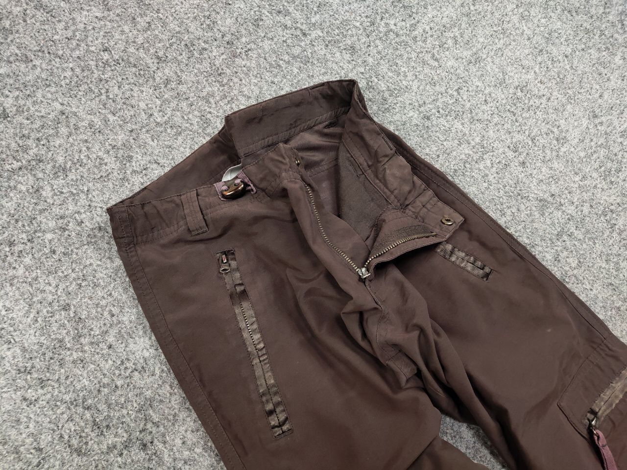 Japanese Brand Vintage 90's Japanese Baggy Multi Pocket Cargo pants Womens Size 30" / US 8 / IT 44 - 10 Thumbnail
