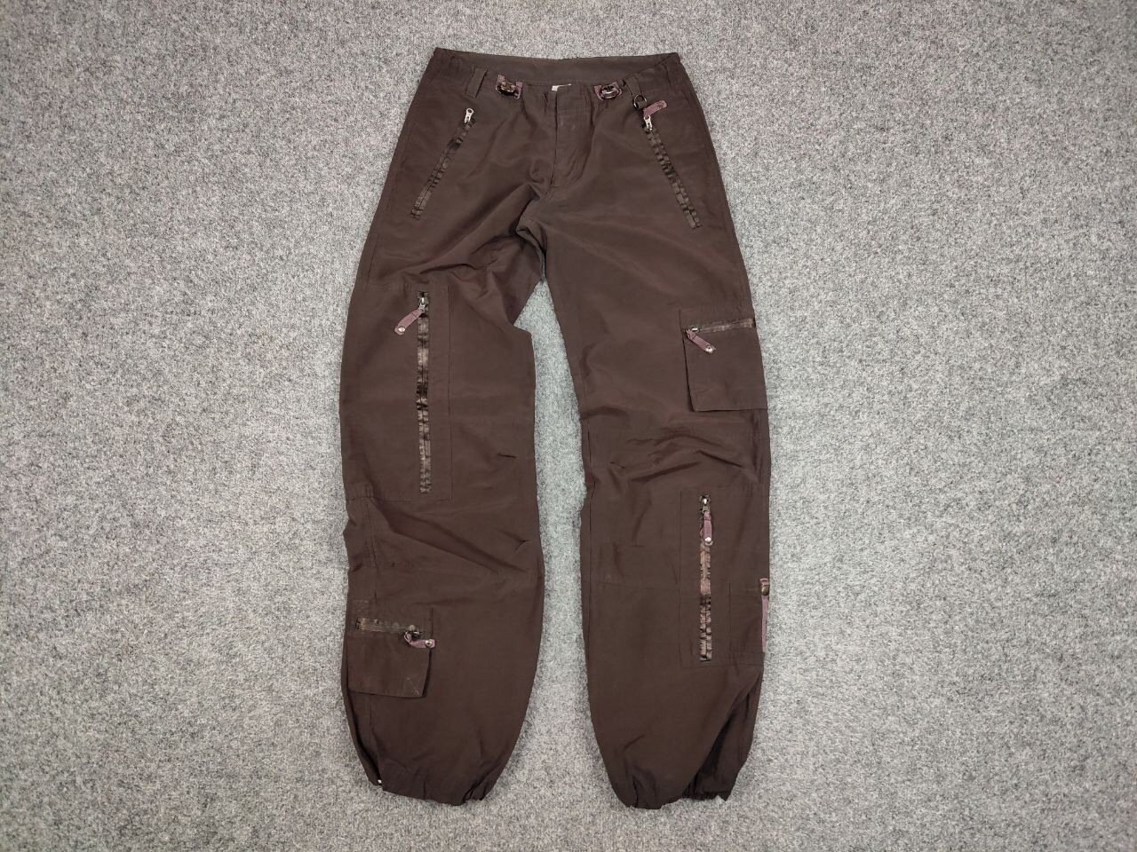 Japanese Brand Vintage 90's Japanese Baggy Multi Pocket Cargo pants Womens Size 30" / US 8 / IT 44 - 11 Thumbnail