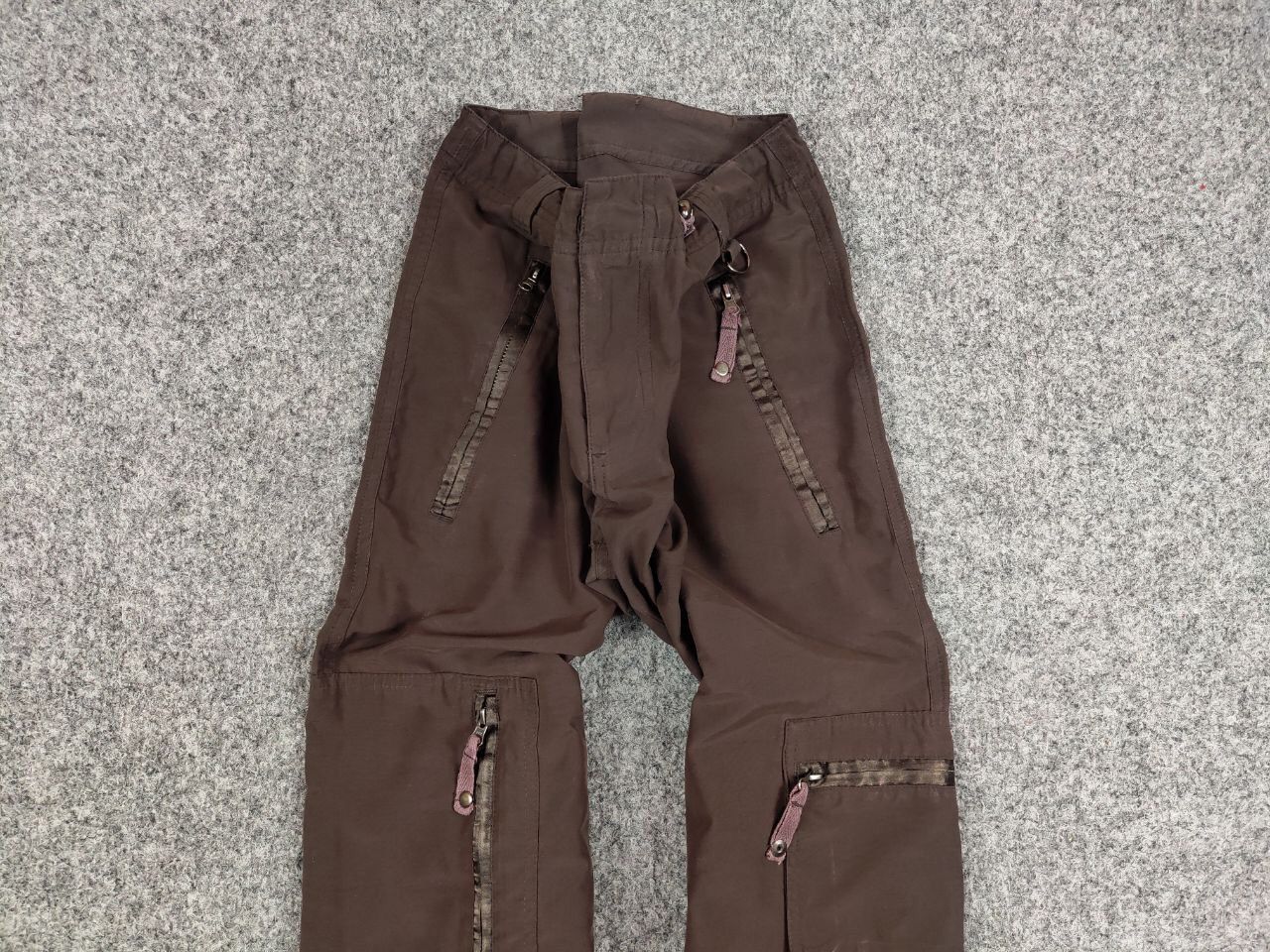 Japanese Brand Vintage 90's Japanese Baggy Multi Pocket Cargo pants Womens Size 30" / US 8 / IT 44 - 6 Thumbnail