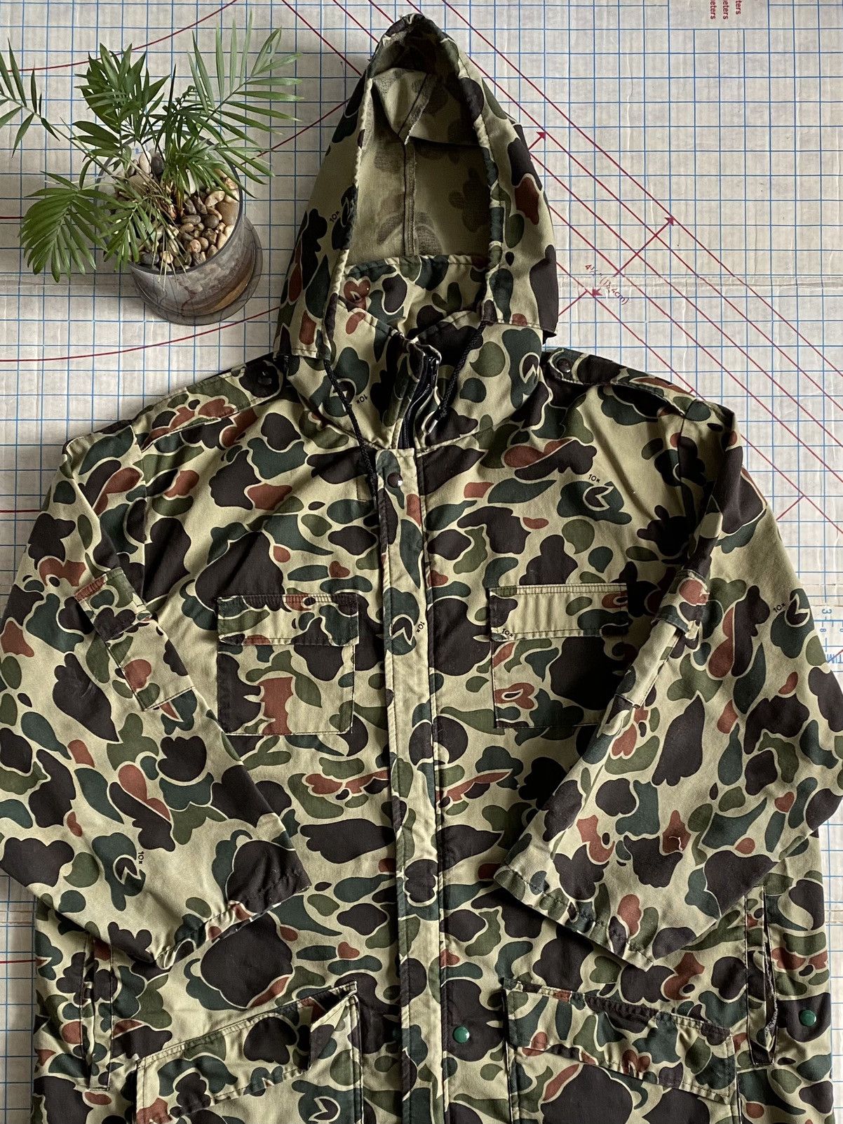 Vintage Vintage Star Sporting Goods Duck Tail Camo Hunting Jacket Size US XL / EU 56 / 4 - 3 Thumbnail