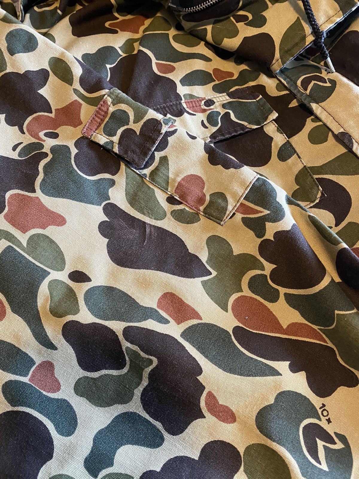 Vintage Vintage Star Sporting Goods Duck Tail Camo Hunting Jacket Size US XL / EU 56 / 4 - 14 Thumbnail