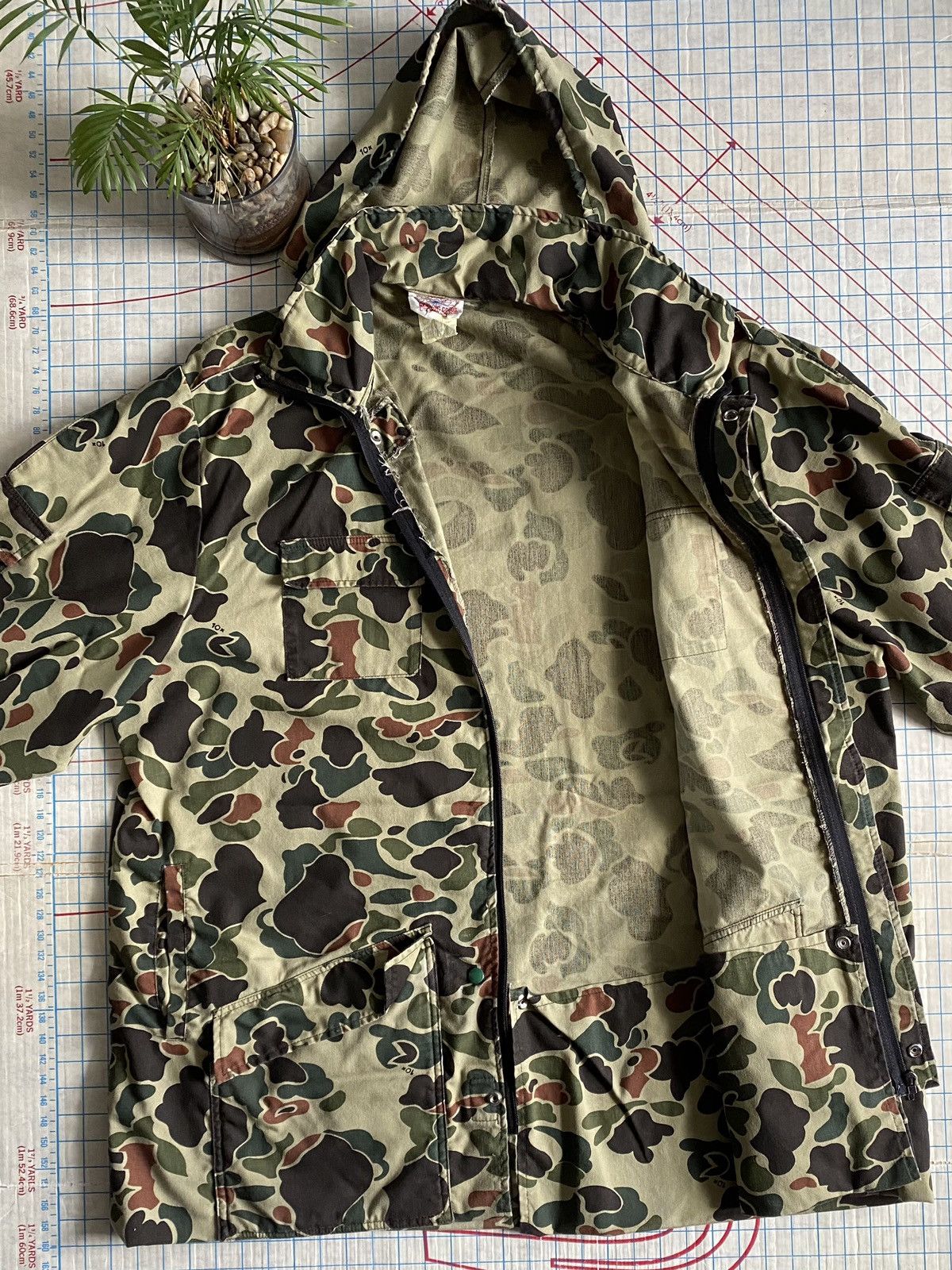Vintage Vintage Star Sporting Goods Duck Tail Camo Hunting Jacket Size US XL / EU 56 / 4 - 9 Thumbnail