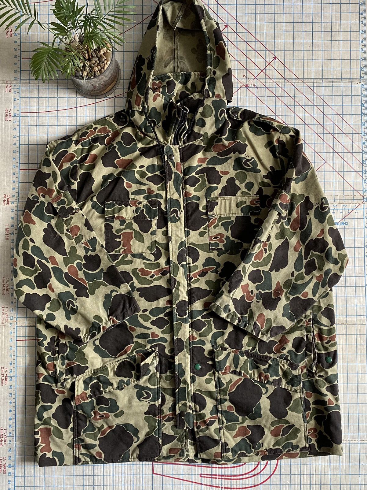 Vintage Vintage Star Sporting Goods Duck Tail Camo Hunting Jacket Size US XL / EU 56 / 4 - 2 Thumbnail