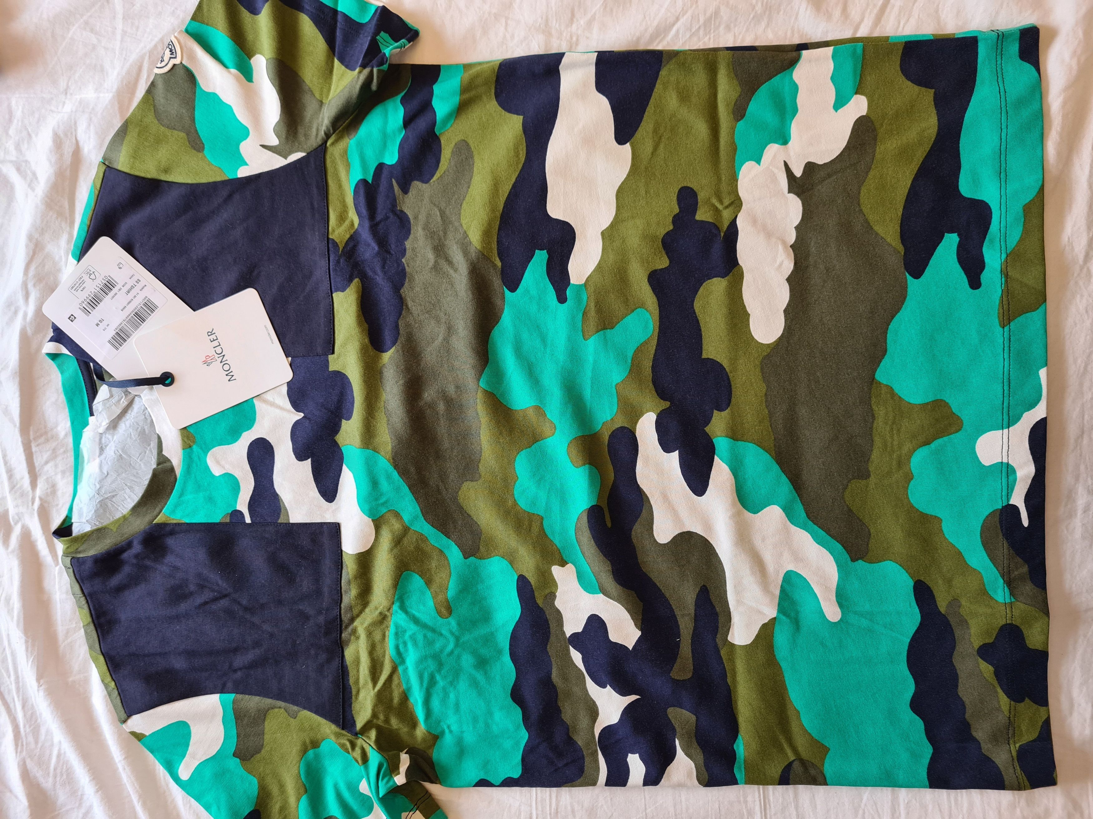 moncler camo tshirt