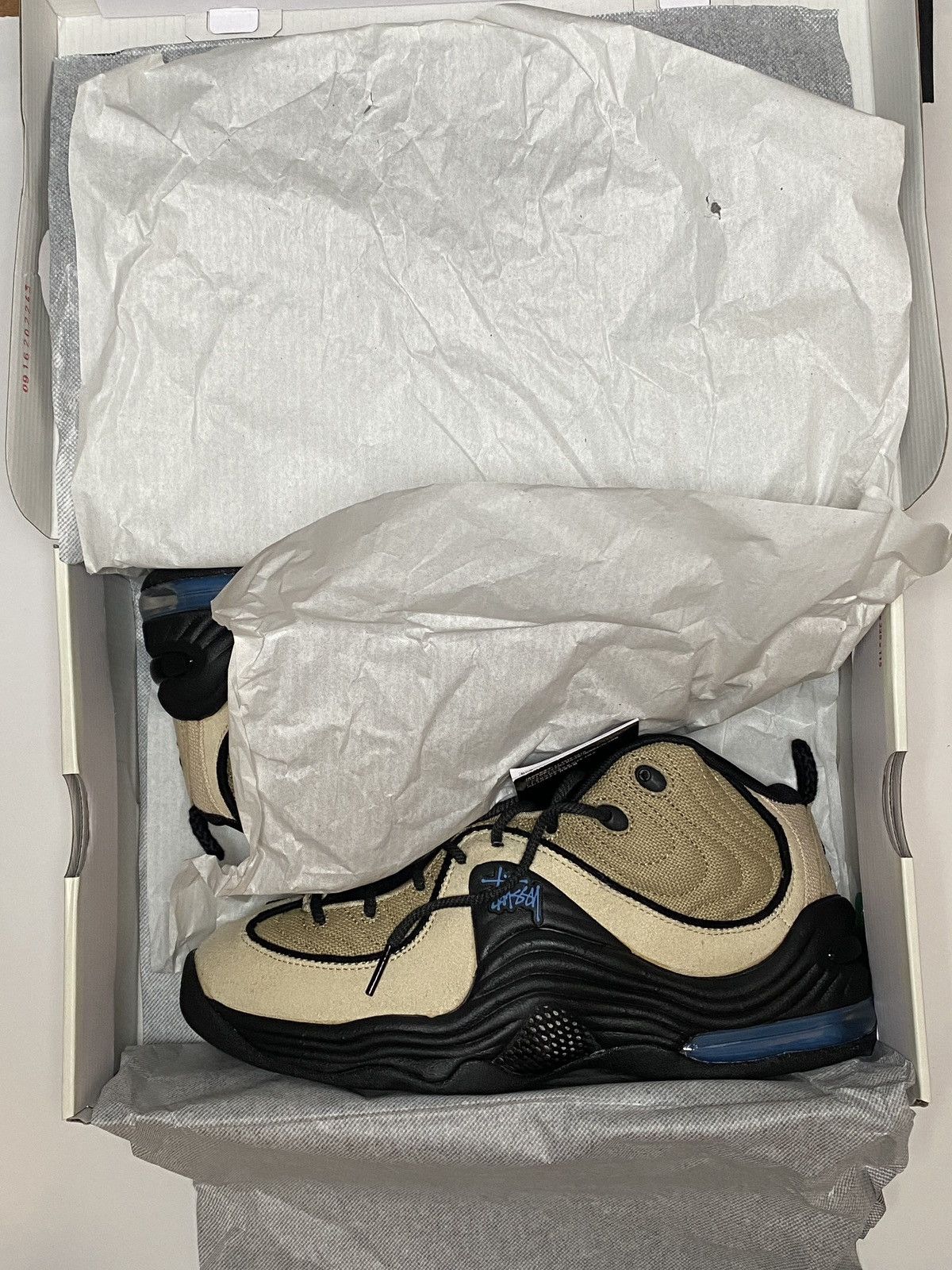 Pre-owned Nike X Stussy Air Penny 2 Sp Shoes In Black