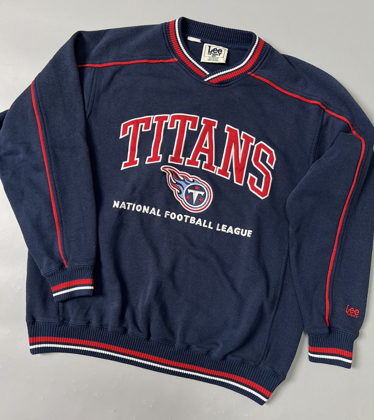 Vintage 90s Cotton Stone Nike Tennessee Titans Sweatshirt - X