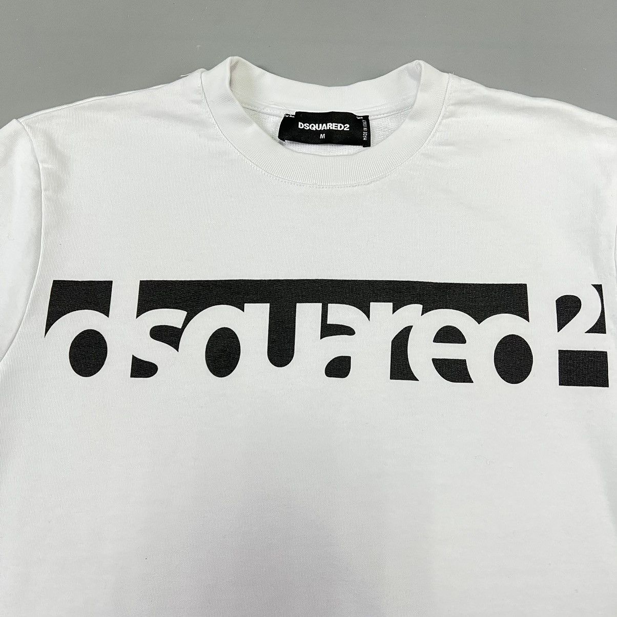 Dsquared2 Dsquared2 sweatshirt white logo black Size US M / EU 48-50 / 2 - 8 Thumbnail