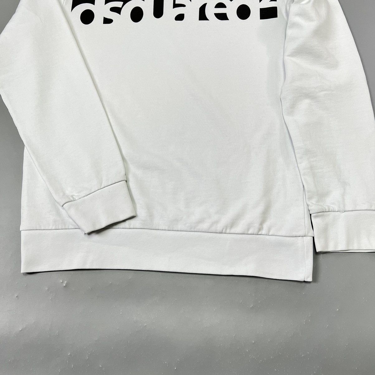 Dsquared2 Dsquared2 sweatshirt white logo black Size US M / EU 48-50 / 2 - 5 Thumbnail