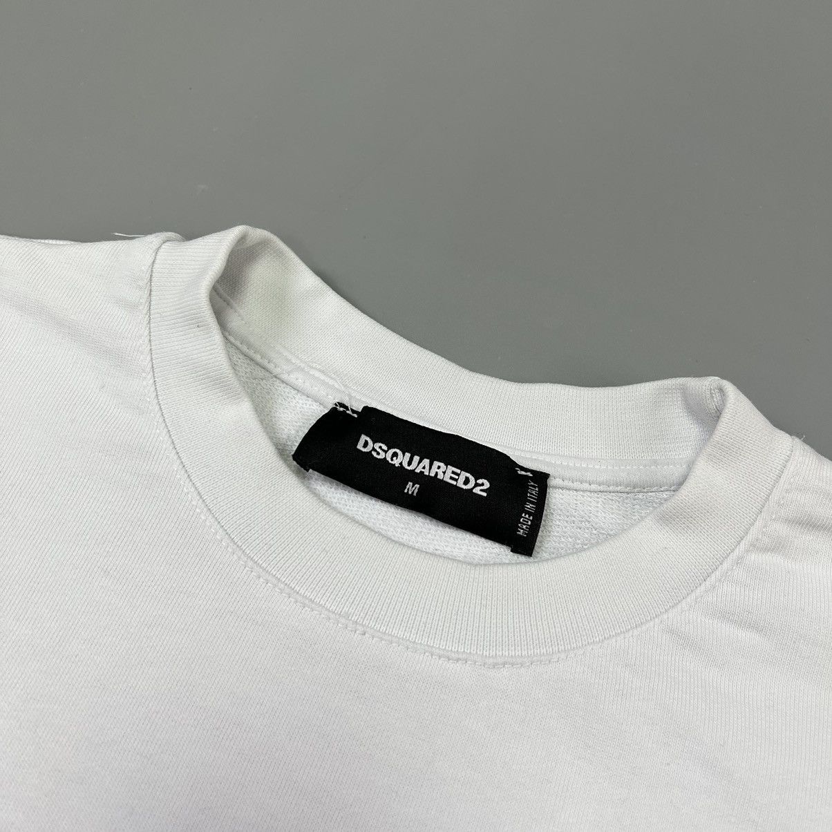 Dsquared2 Dsquared2 sweatshirt white logo black Size US M / EU 48-50 / 2 - 11 Thumbnail