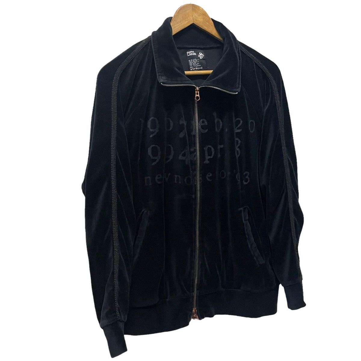 Hysteric Glamour × Japanese Brand × PPFM 💥 PPFM PEYTON PLACE VELVET ZIPPER Size US M / EU 48-50 / 2 - 2 Thumbnail