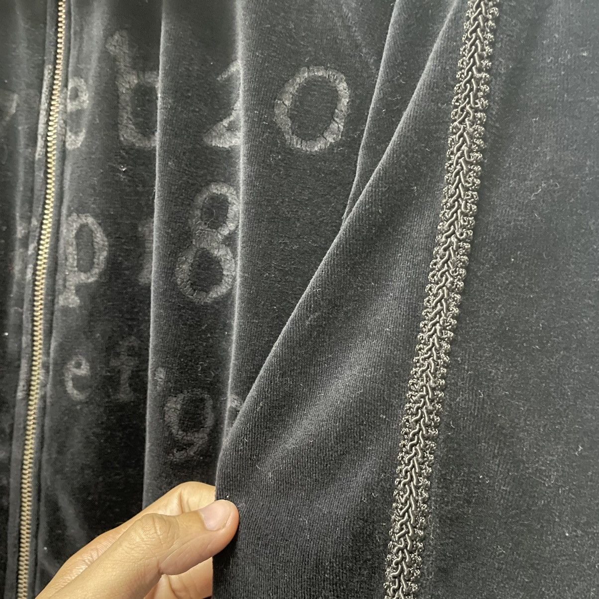 Hysteric Glamour × Japanese Brand × PPFM 💥 PPFM PEYTON PLACE VELVET ZIPPER Size US M / EU 48-50 / 2 - 5 Thumbnail