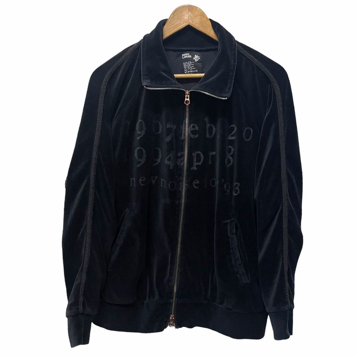 Hysteric Glamour × Japanese Brand × PPFM 💥 PPFM PEYTON PLACE VELVET ZIPPER Size US M / EU 48-50 / 2 - 1 Thumbnail