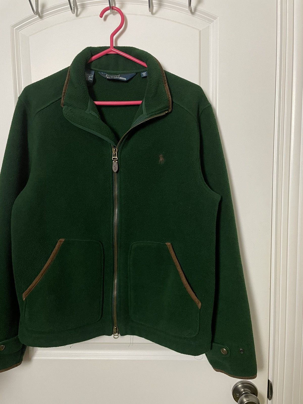 Vintage Vintage POLO Fleece Jacket Size US M / EU 48-50 / 2 - 1 Thumbnail
