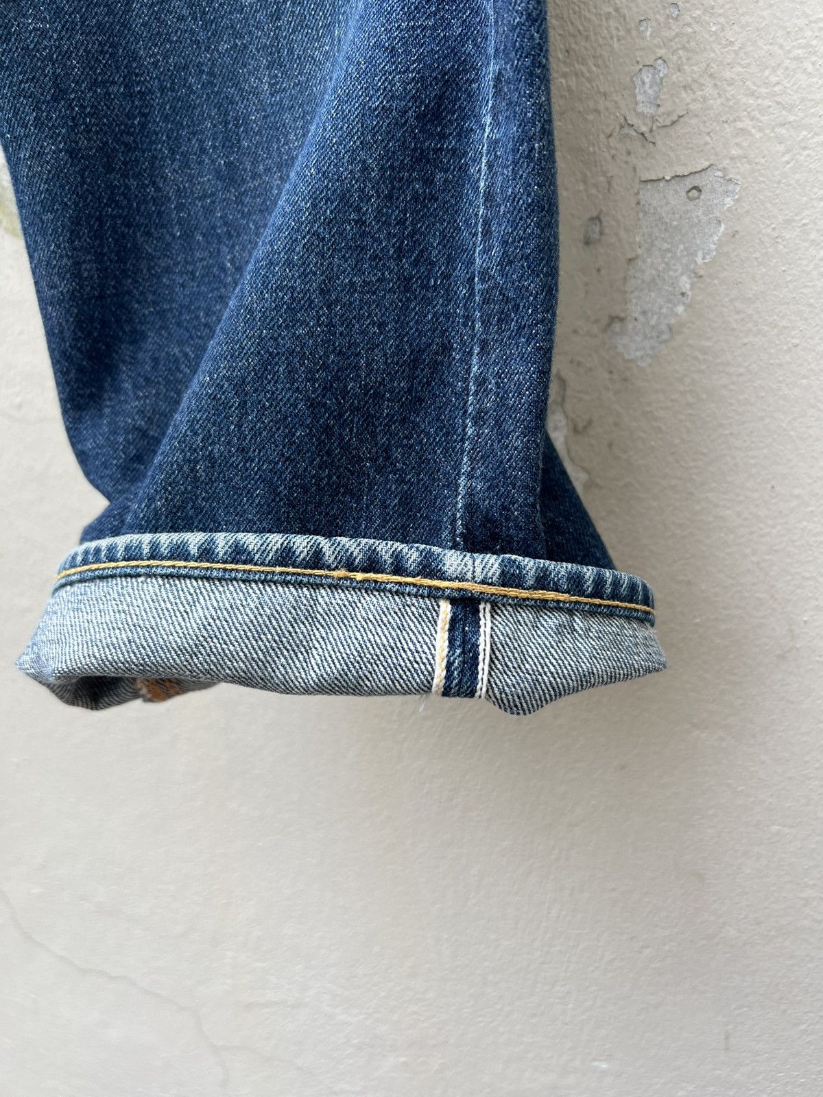 Evisu Vintage 2000s Evisu Japan Faded Blue Denim Selvedge Jeans Size US 30 / EU 46 - 17 Thumbnail