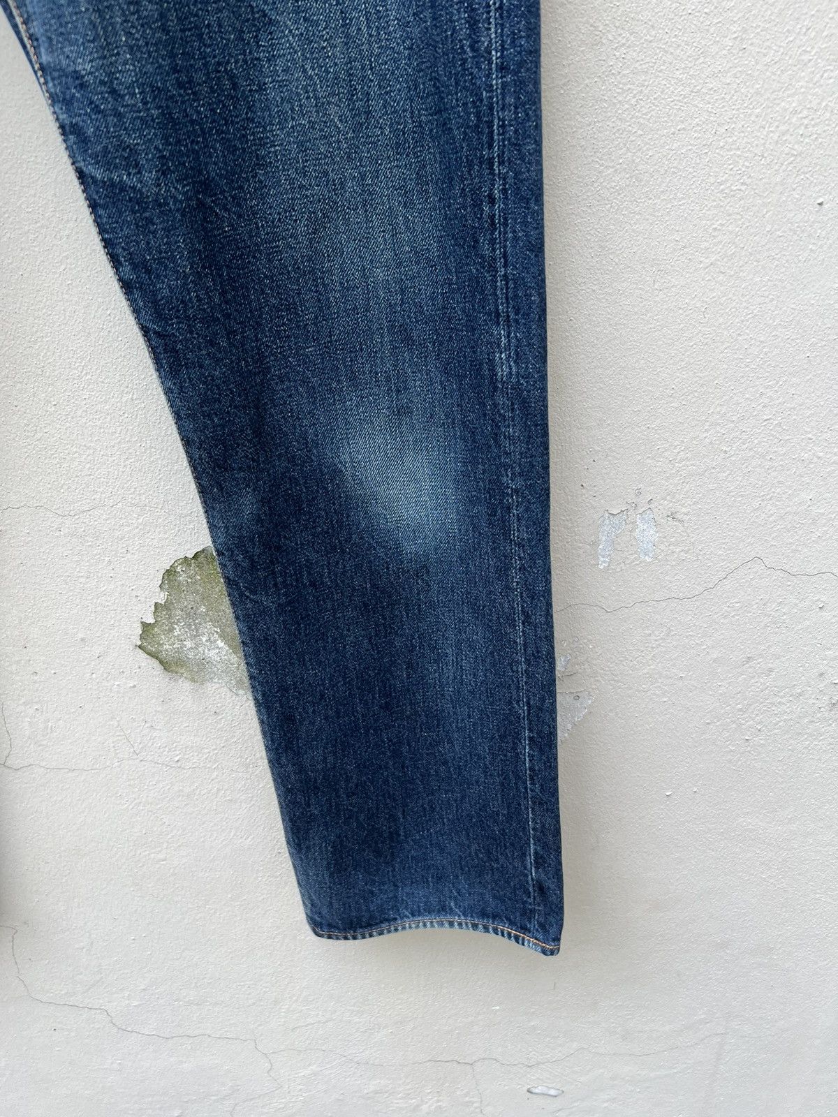 Evisu Vintage 2000s Evisu Japan Faded Blue Denim Selvedge Jeans Size US 30 / EU 46 - 15 Thumbnail