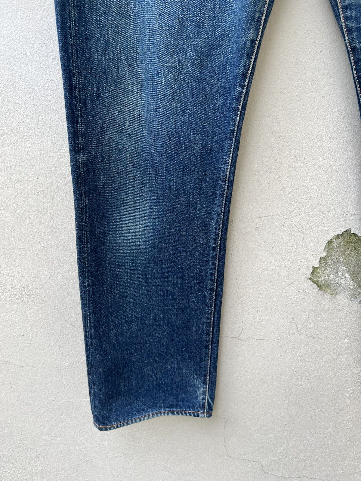 Evisu Vintage 2000s Evisu Japan Faded Blue Denim Selvedge Jeans Size US 30 / EU 46 - 12 Thumbnail