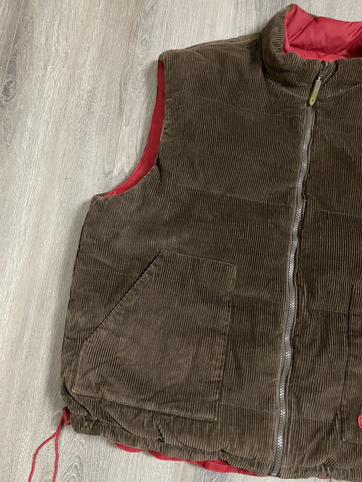 Windriver Vintage Reversible Corduroy Puffer Vest Size US L / EU 52-54 / 3 - 4 Thumbnail