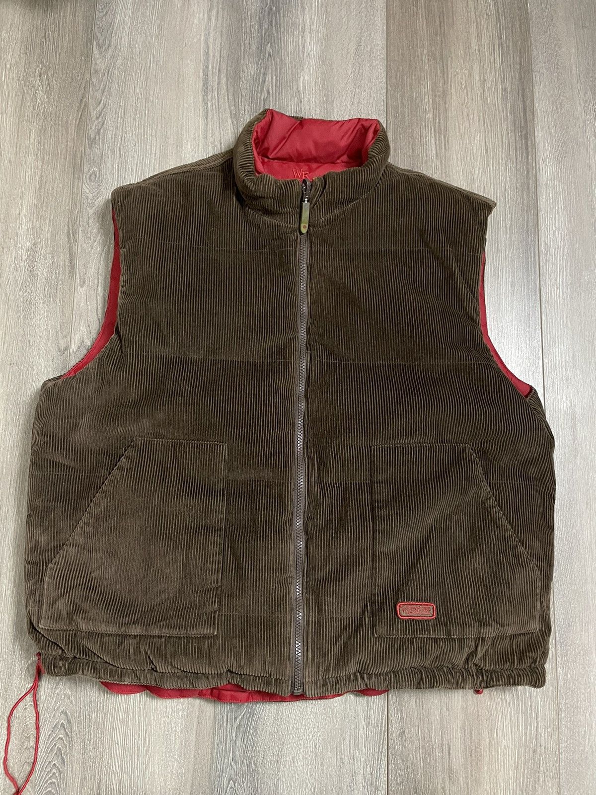 Windriver Vintage Reversible Corduroy Puffer Vest Size US L / EU 52-54 / 3 - 2 Thumbnail
