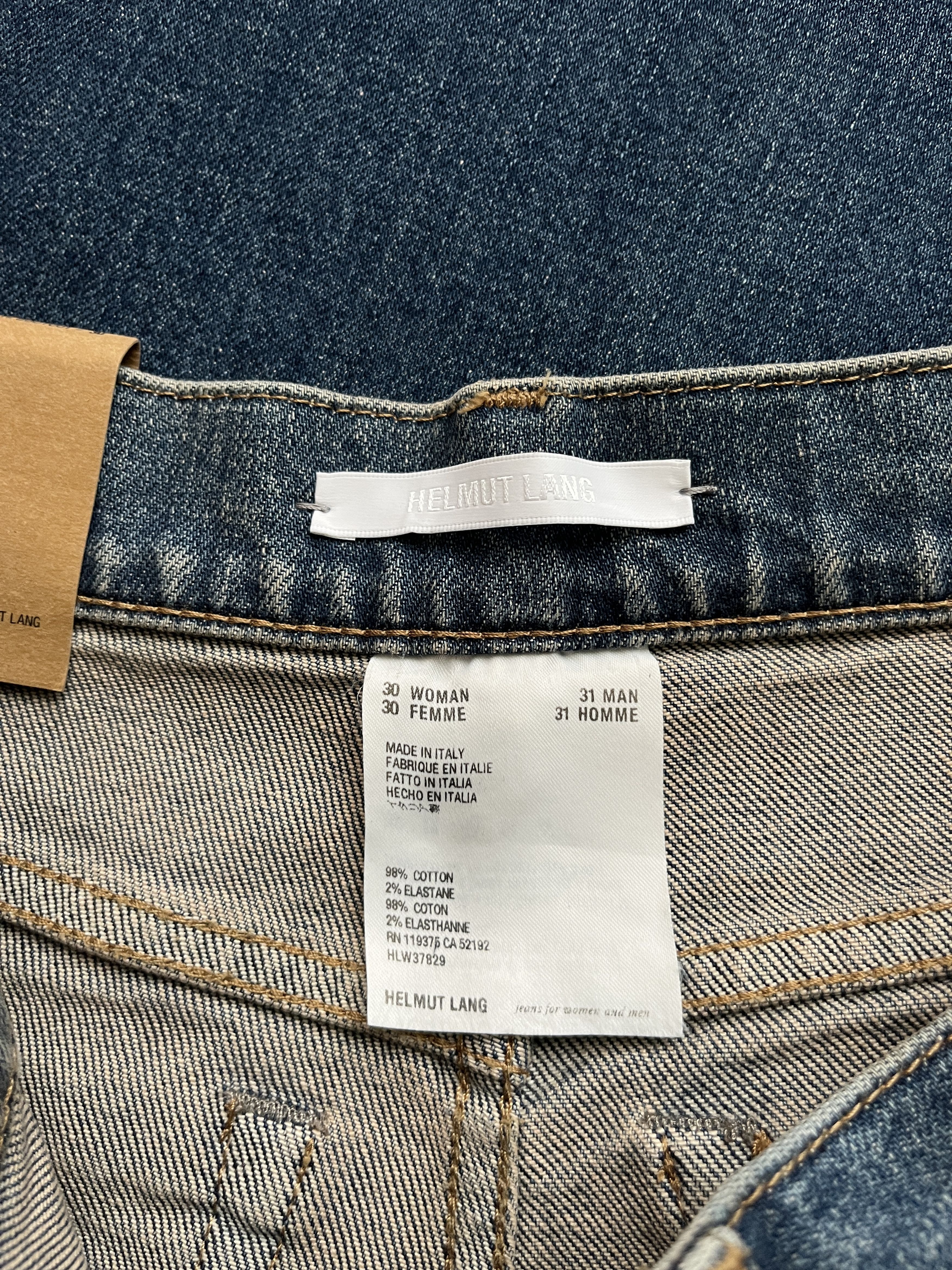 Helmut Lang ⚡️QUICK SALE⚡️Helmut Lang Blue Hi Bootcut High Rise Jeans Size 30" / US 8 / IT 44 - 5 Thumbnail