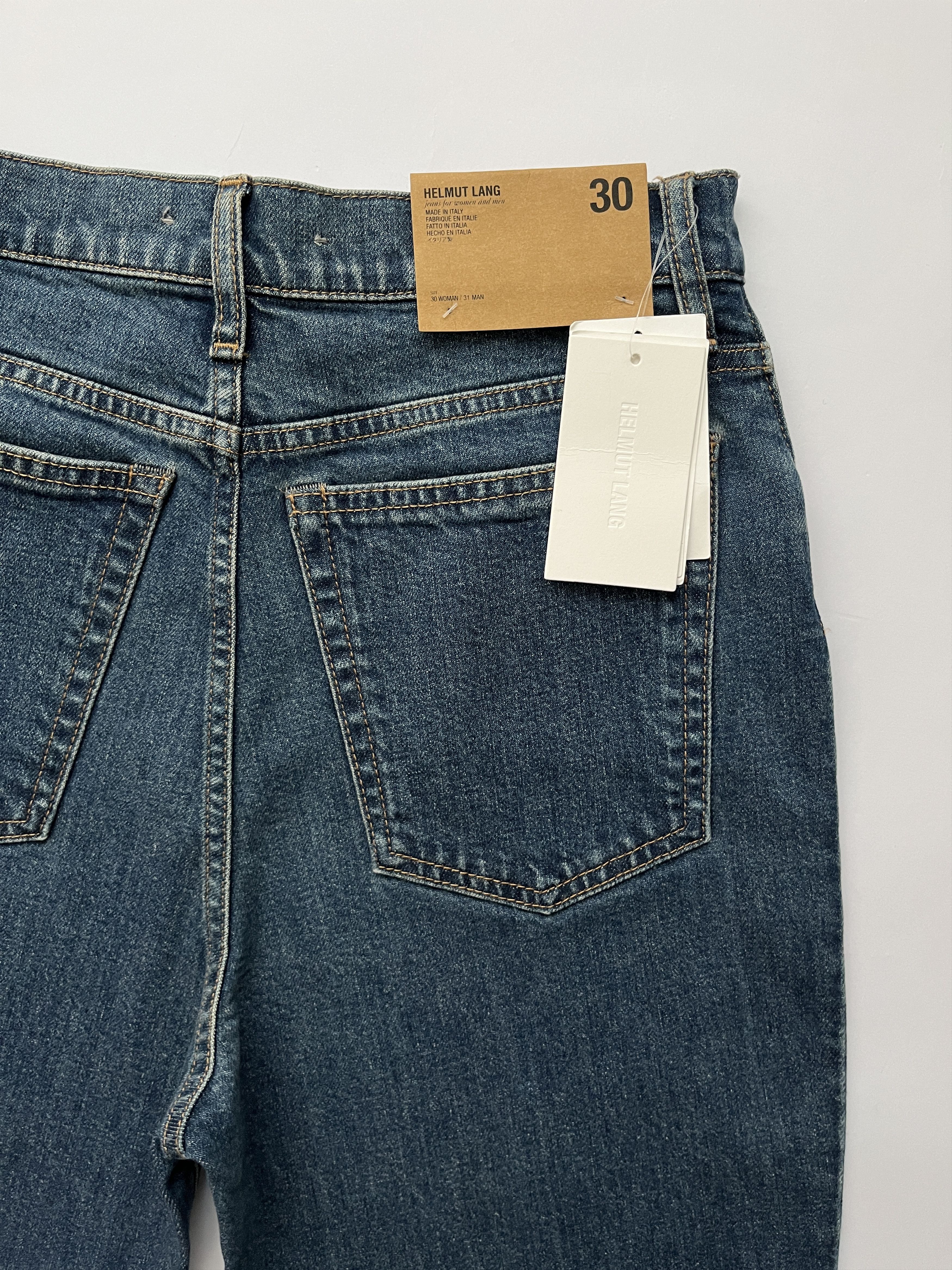 Helmut Lang ⚡️QUICK SALE⚡️Helmut Lang Blue Hi Bootcut High Rise Jeans Size 30" / US 8 / IT 44 - 3 Thumbnail