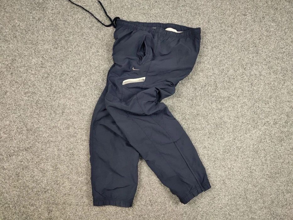 Nike Vintage 90's Nike Swoosh Track Jogger Cargo Blue Pants Size US 34 / EU 50 - 7 Thumbnail