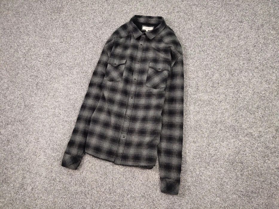 Flannel Vintage Flannel Shirt Checkered Travis Scott Style Size US XL / EU 56 / 4 - 5 Thumbnail