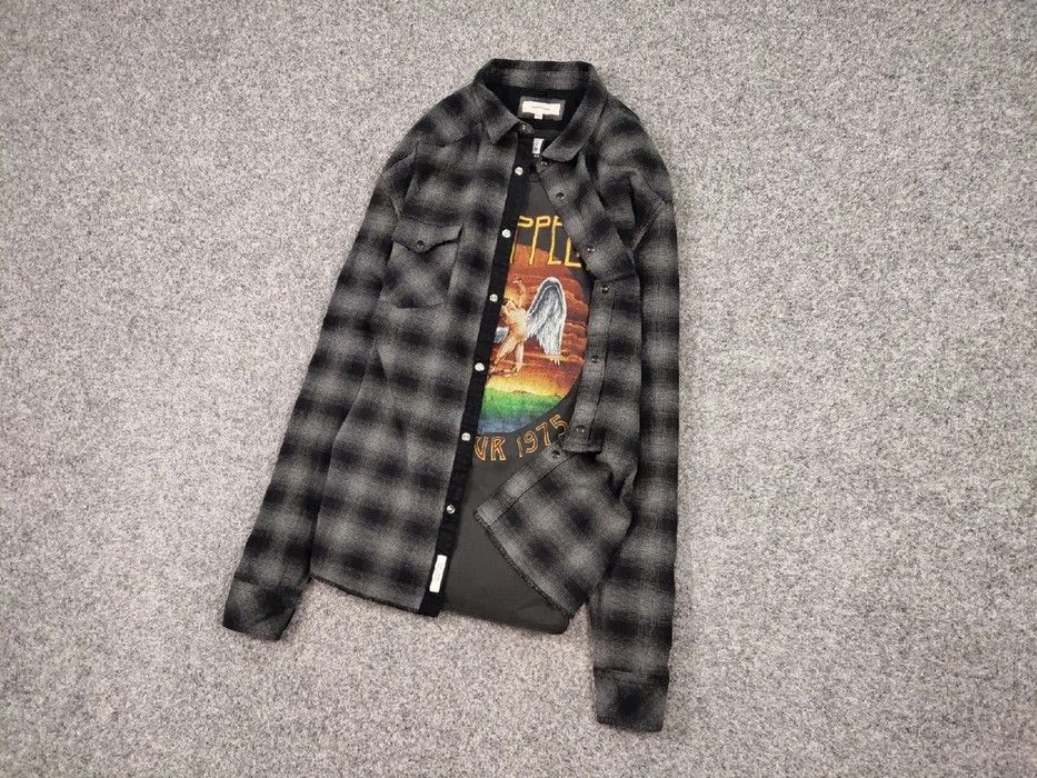 Flannel Vintage Flannel Shirt Checkered Travis Scott Style Size US XL / EU 56 / 4 - 3 Thumbnail