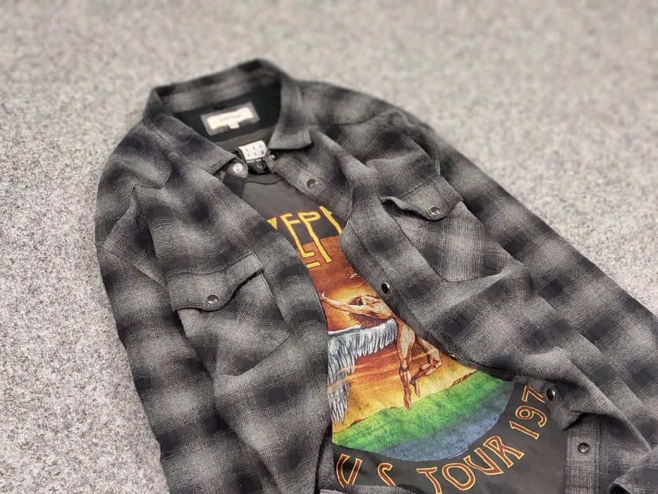 Flannel Vintage Flannel Shirt Checkered Travis Scott Style Size US XL / EU 56 / 4 - 7 Thumbnail