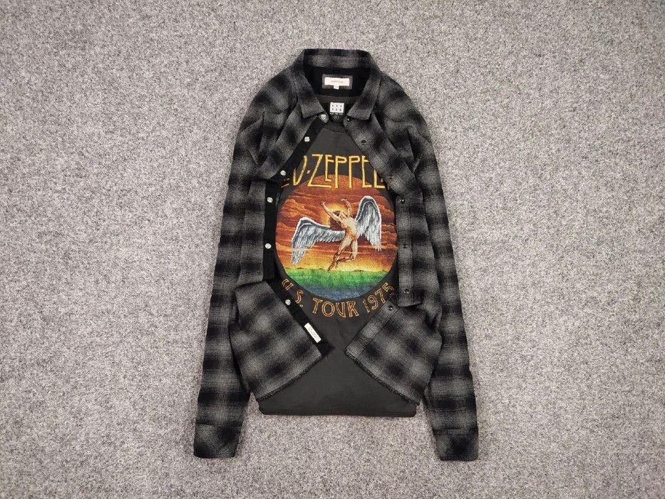 Flannel Vintage Flannel Shirt Checkered Travis Scott Style Size US XL / EU 56 / 4 - 1 Thumbnail