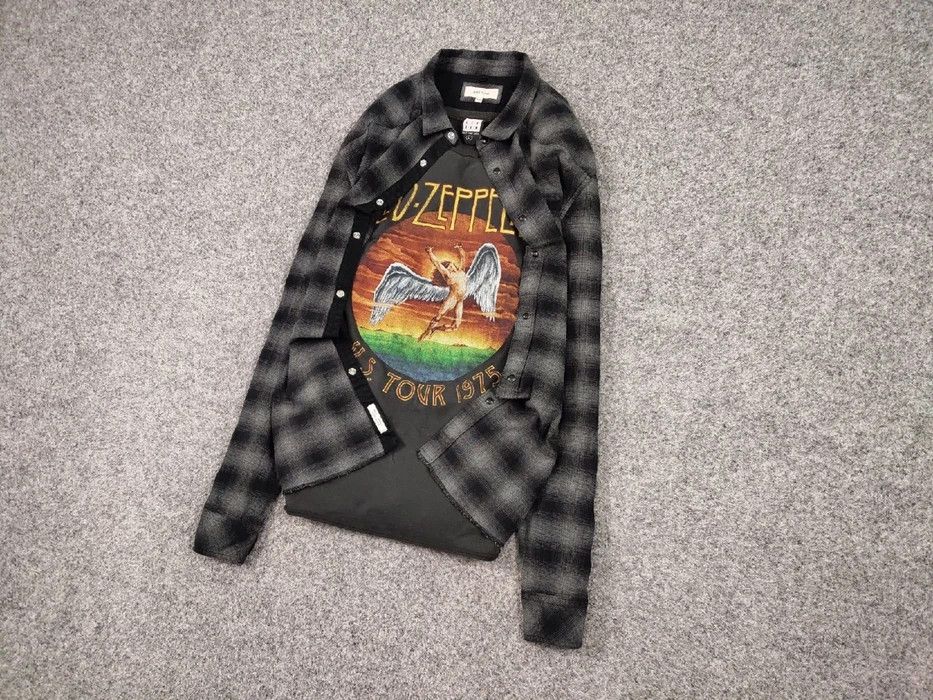 Flannel Vintage Flannel Shirt Checkered Travis Scott Style Size US XL / EU 56 / 4 - 2 Thumbnail