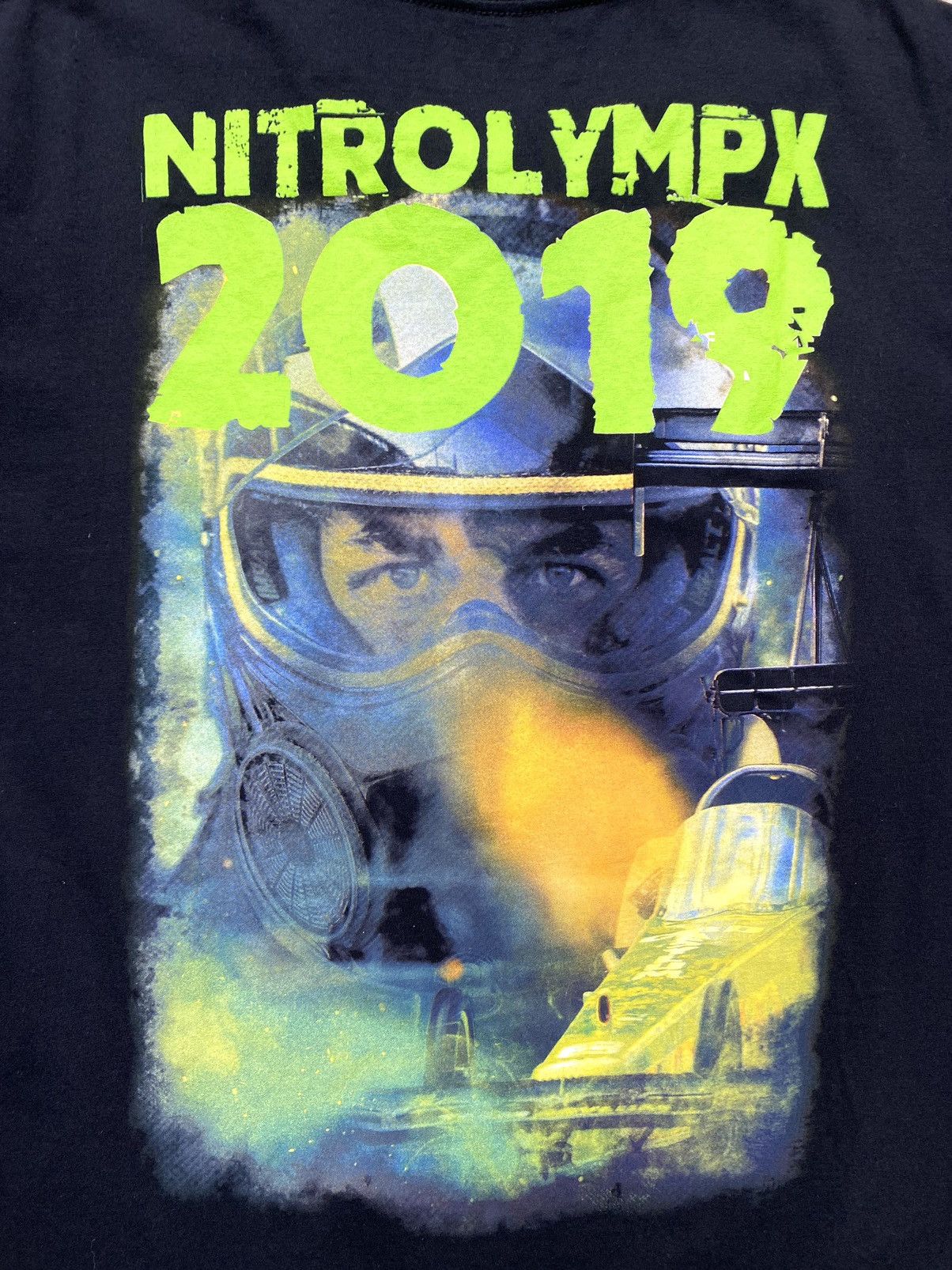 NASCAR Y2K Nitro Drag Racing T Shirt Daytona Drift JDM Size US L / EU 52-54 / 3 - 9 Thumbnail