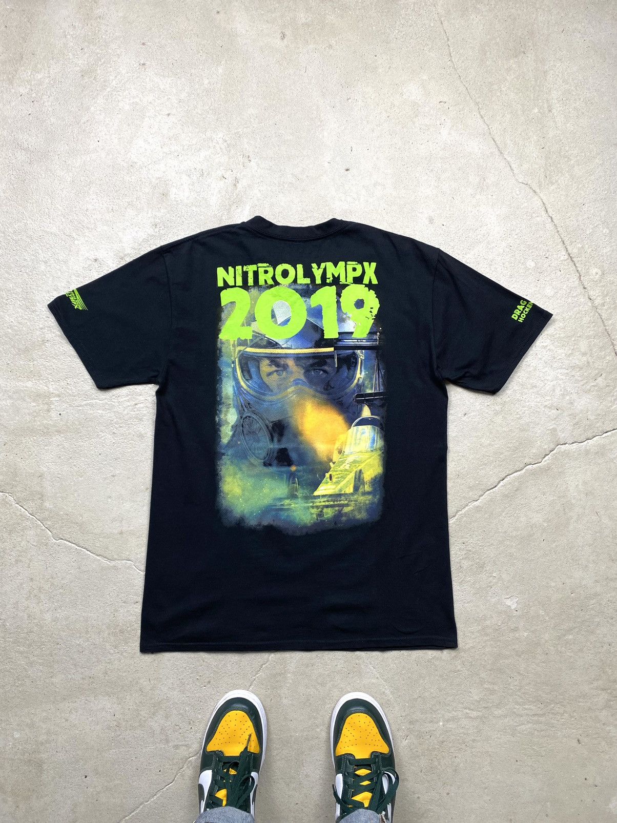 NASCAR Y2K Nitro Drag Racing T Shirt Daytona Drift JDM Size US L / EU 52-54 / 3 - 2 Thumbnail