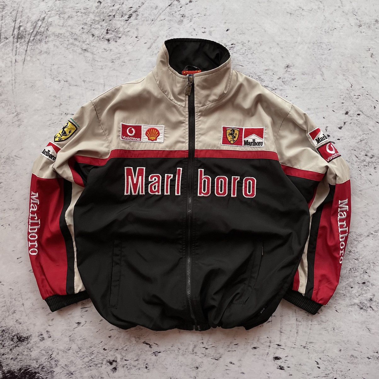 Marlboro × Racing × Vintage Malboro Ferrari Racing Jacket | Grailed