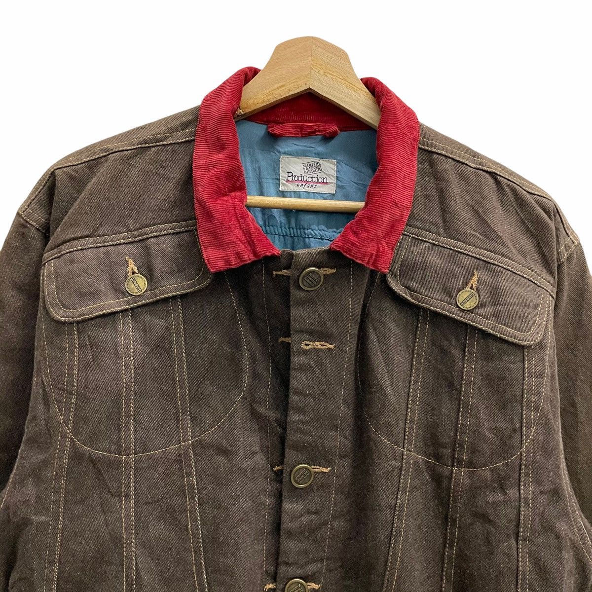 Marithe + Francois Girbaud 💥80s MARITHE FRANCOIS GIRBAUD DENIM DUSTER JACKET Size US M / EU 48-50 / 2 - 2 Thumbnail