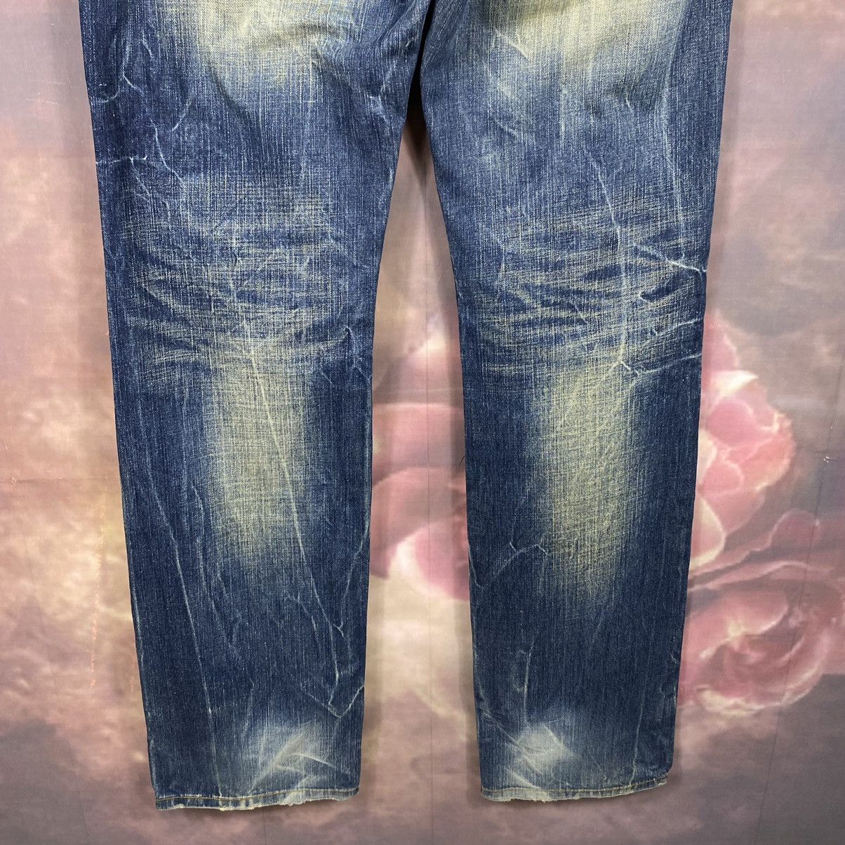 If Six Was Nine Vintage Red Papper Spell out Nice Design Denim Jeans Size US 33 - 7 Thumbnail