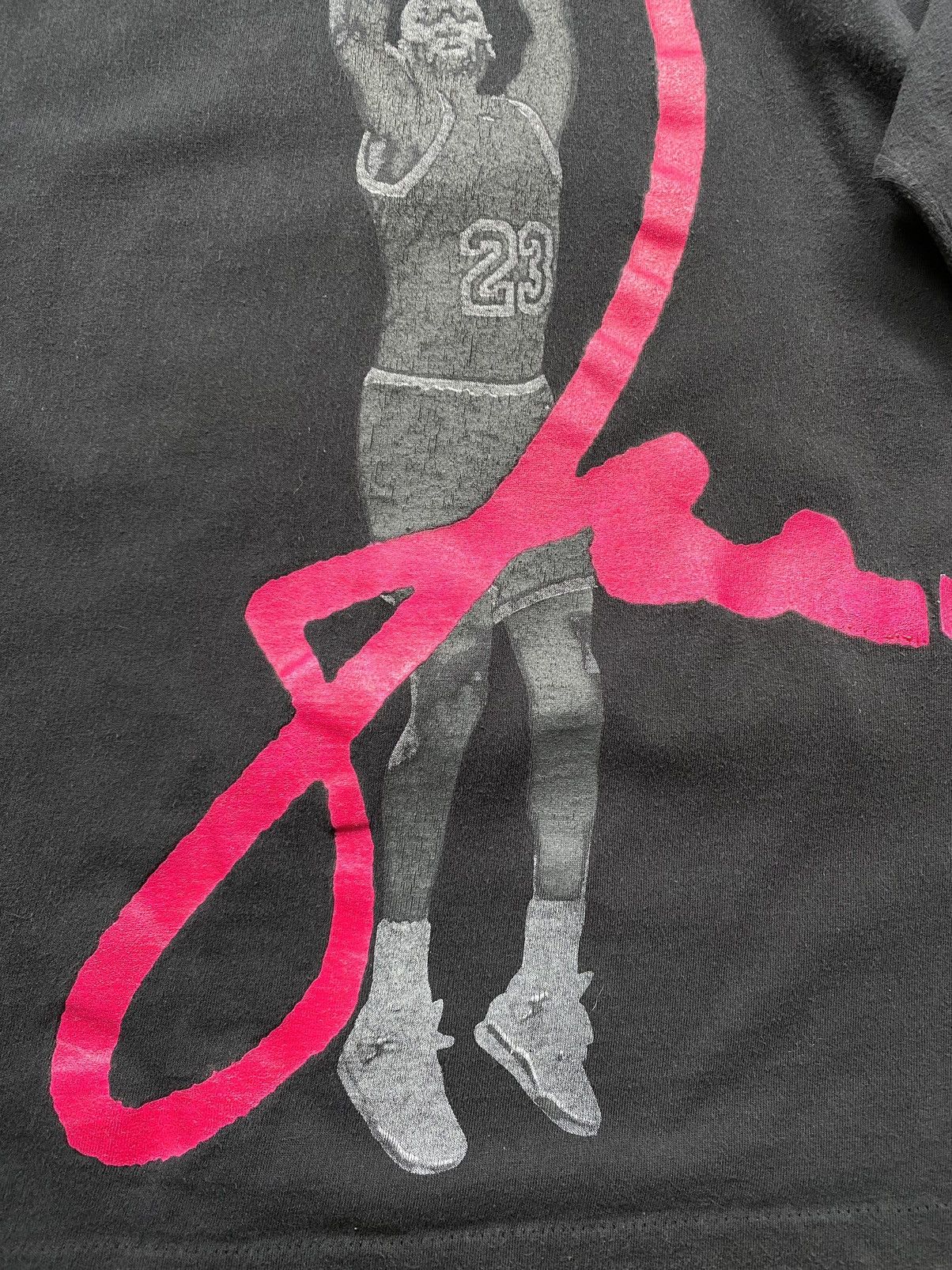 Jordan Brand × Nike 💥Rare! 80’s Vintage Nike Michael Jordan Longsleeve Tee Size US L / EU 52-54 / 3 - 7 Thumbnail