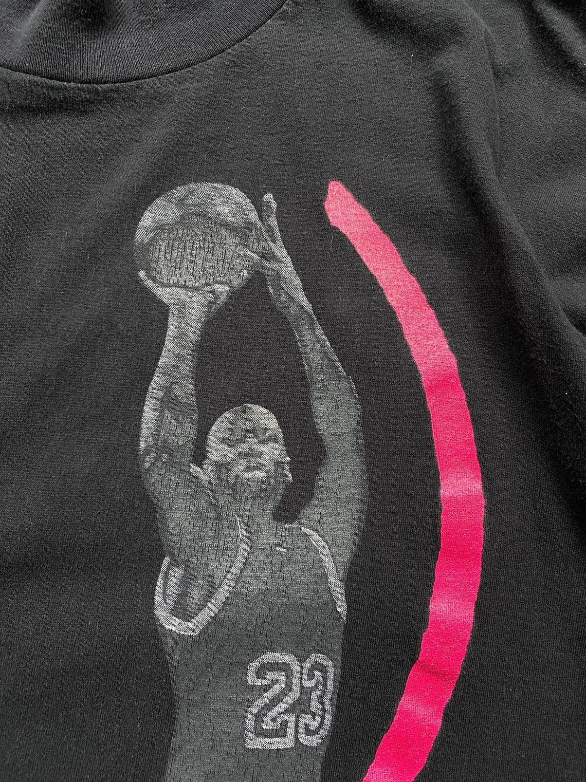 Jordan Brand × Nike 💥Rare! 80’s Vintage Nike Michael Jordan Longsleeve Tee Size US L / EU 52-54 / 3 - 6 Thumbnail