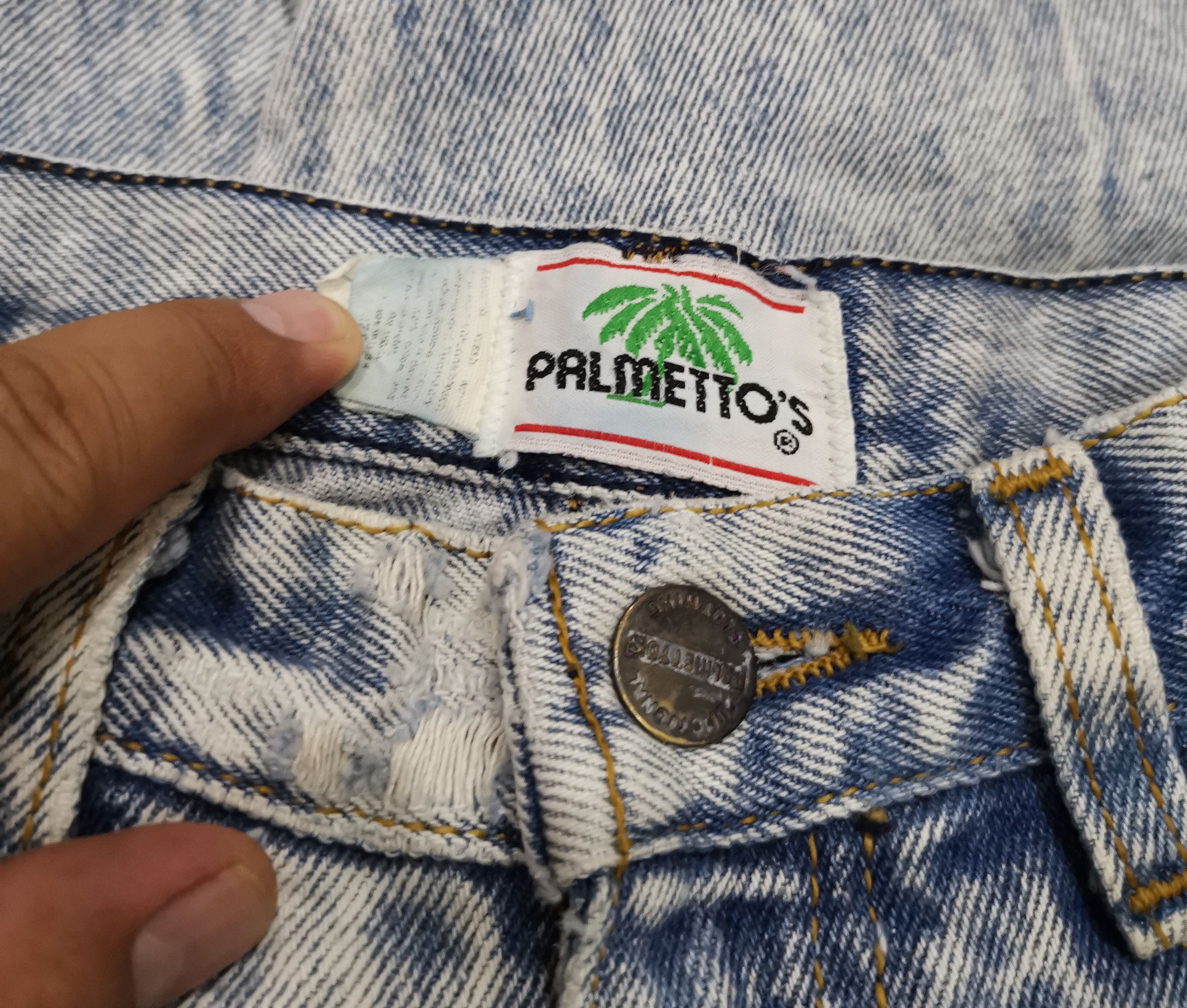 Vintage 🔥Sale🔥Vintage Palmetto's Distressed Denim Size US 26 / EU 42 - 8 Thumbnail