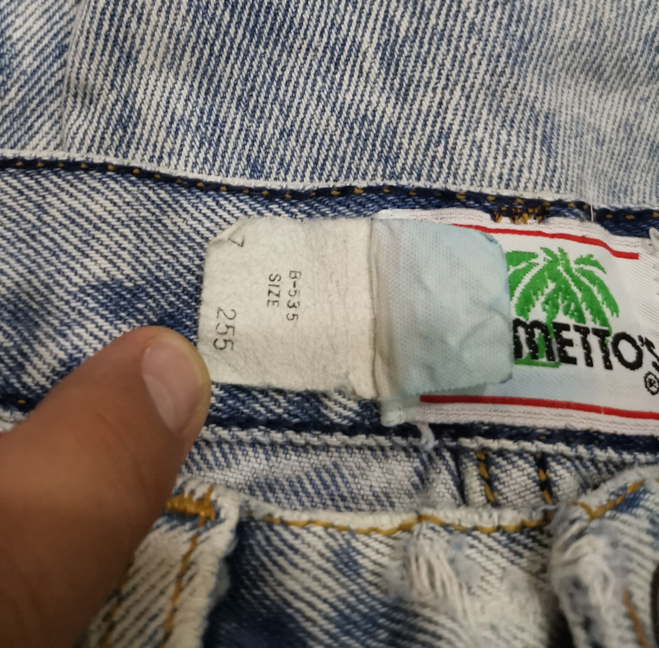 Vintage 🔥Sale🔥Vintage Palmetto's Distressed Denim Size US 26 / EU 42 - 9 Thumbnail