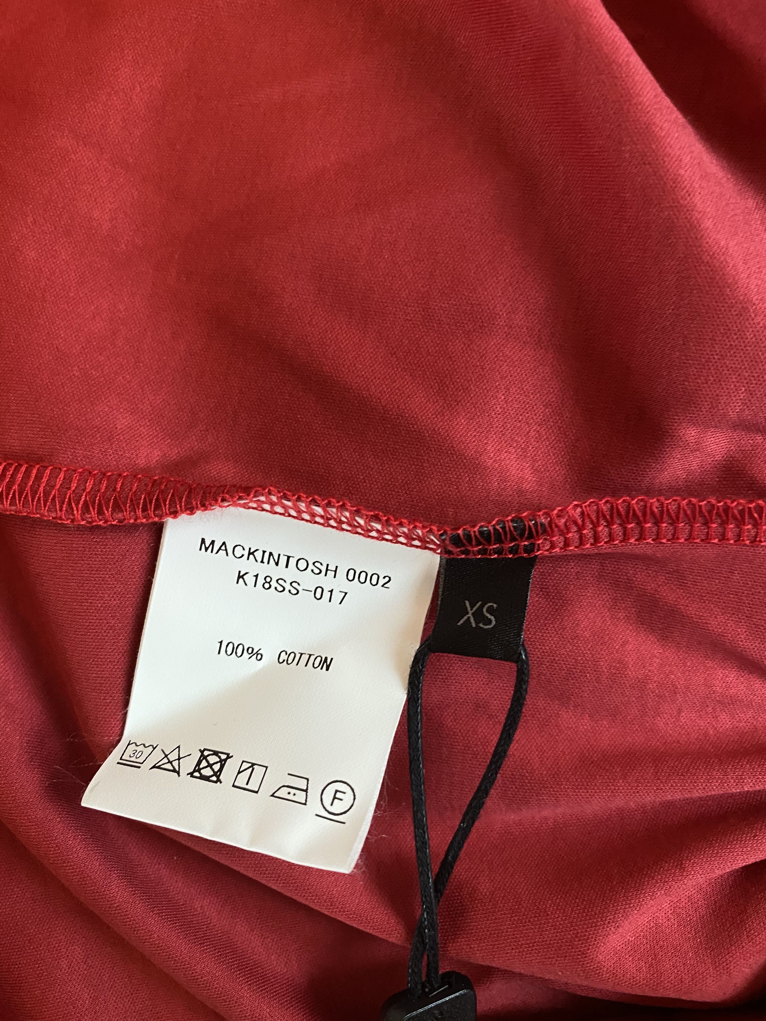 Kiko Kostadinov ⚡️QUICK SALE⚡️Mackintosh by Kiko Kostadinov Red T-Shirt Size US XS / EU 42 / 0 - 4 Thumbnail