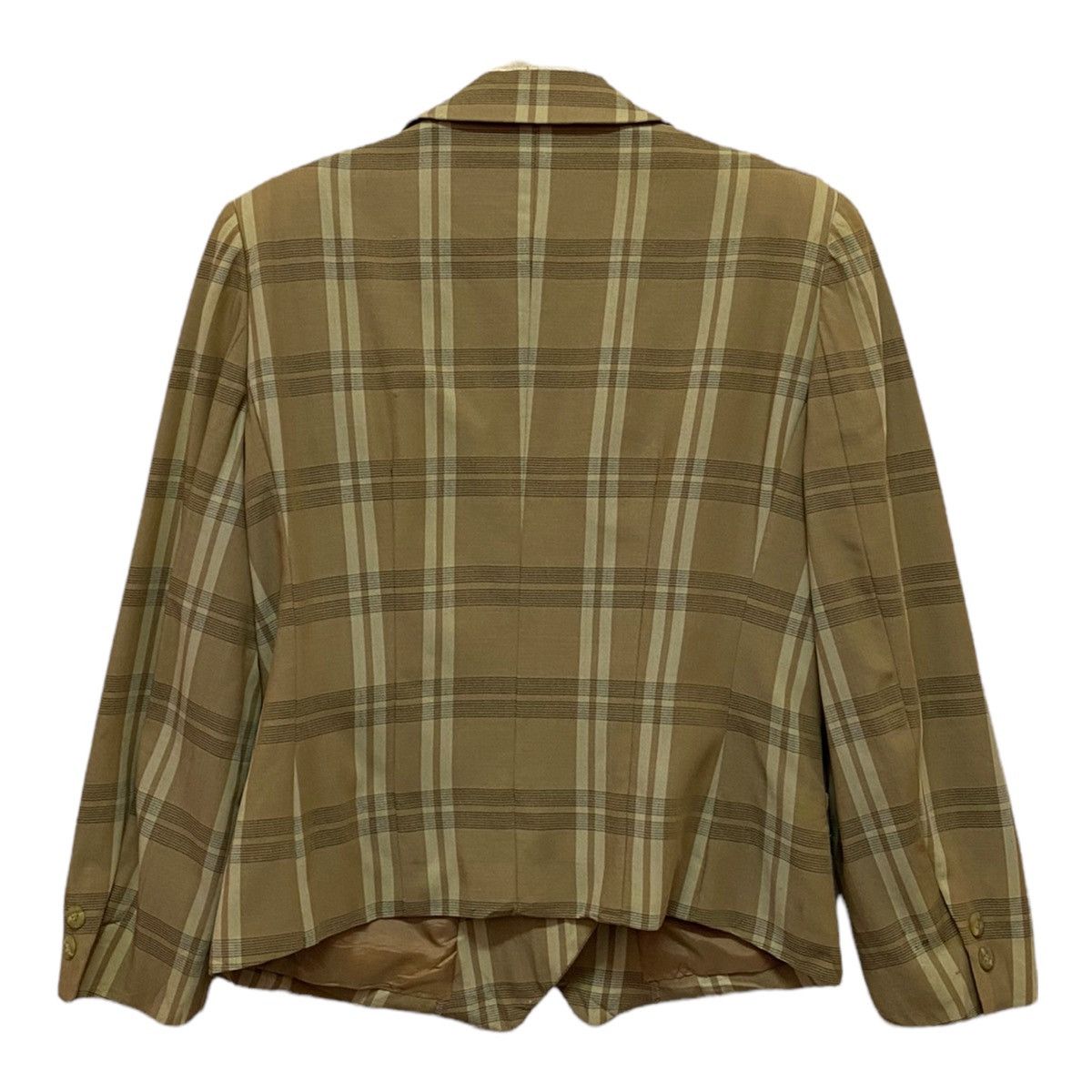 Burberry × Burberry Prorsum × Vintage 🔥BURBERRY PRORSUM CHECKED DOUBLE BREASTED JACKET Size US S / EU 44-46 / 1 - 3 Thumbnail