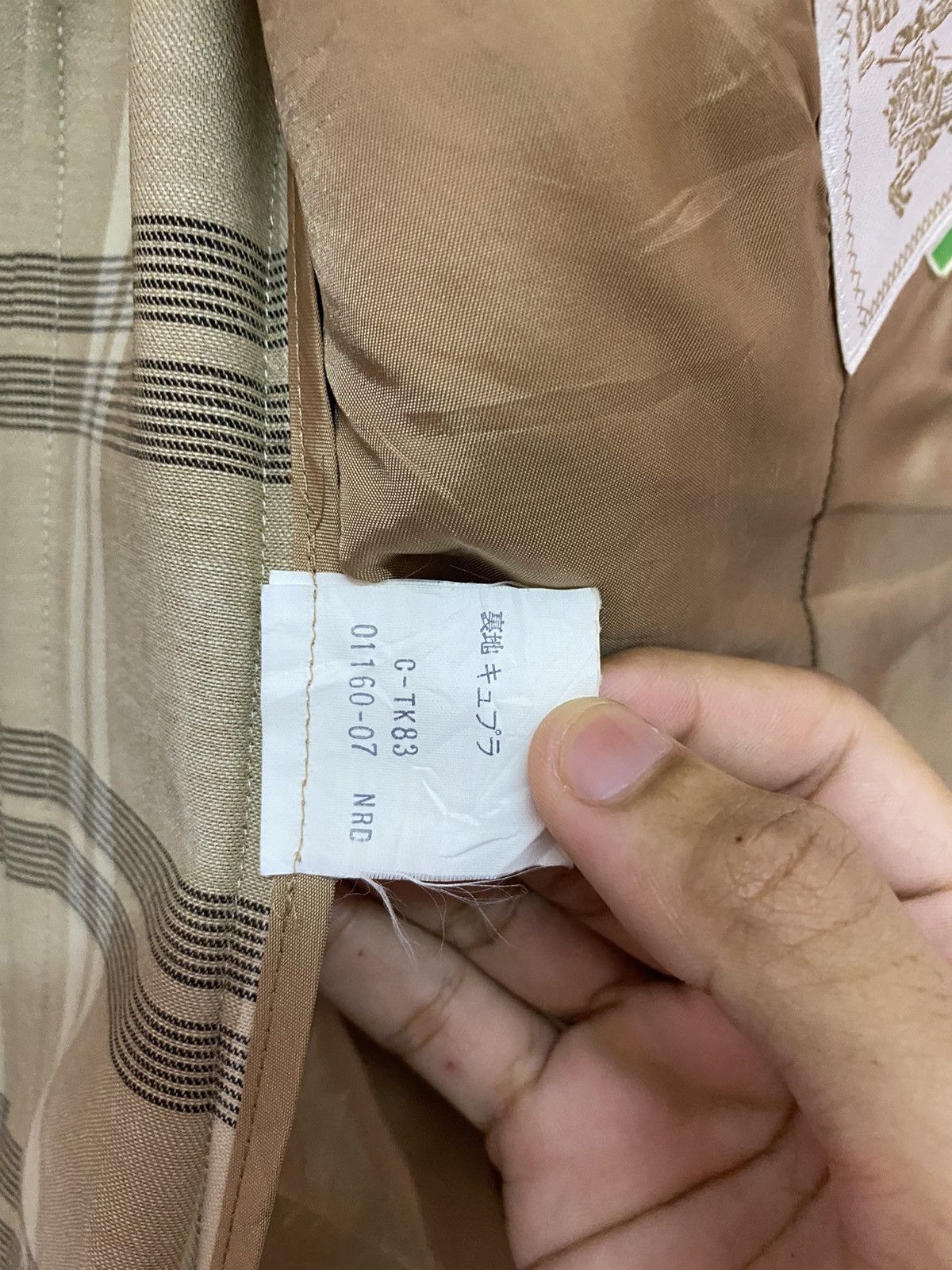 Burberry × Burberry Prorsum × Vintage 🔥BURBERRY PRORSUM CHECKED DOUBLE BREASTED JACKET Size US S / EU 44-46 / 1 - 10 Thumbnail