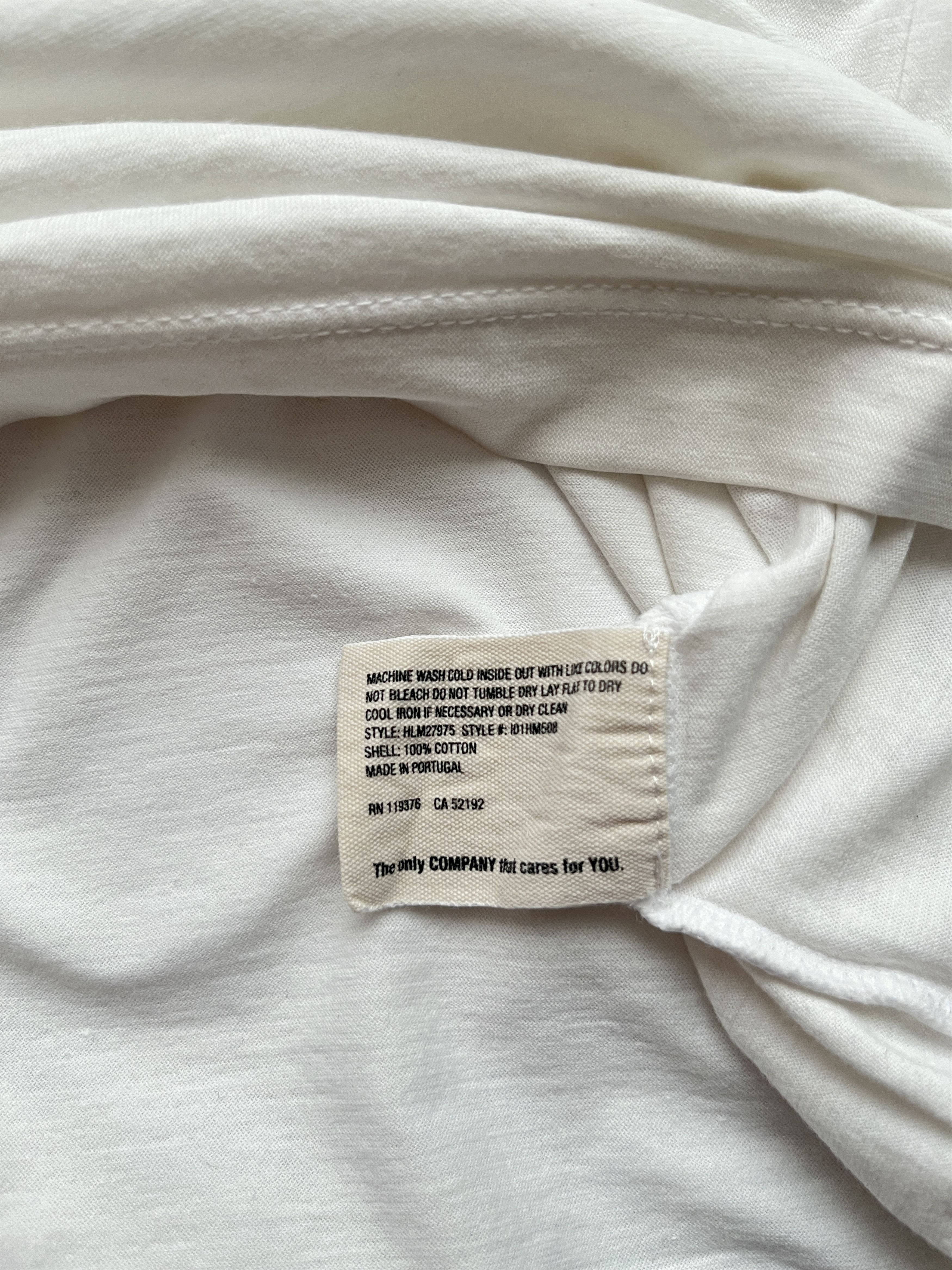 Helmut Lang ⚡️QUICK SALE⚡️Helmut Lang Logo White Short Sleeve Tshirt Size US M / EU 48-50 / 2 - 5 Thumbnail
